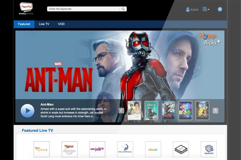 HyppTV entertainment and channel artwork